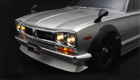 NISSAN SKYLINE HT2000 GT-R WITH CHROME PLATING PARTS